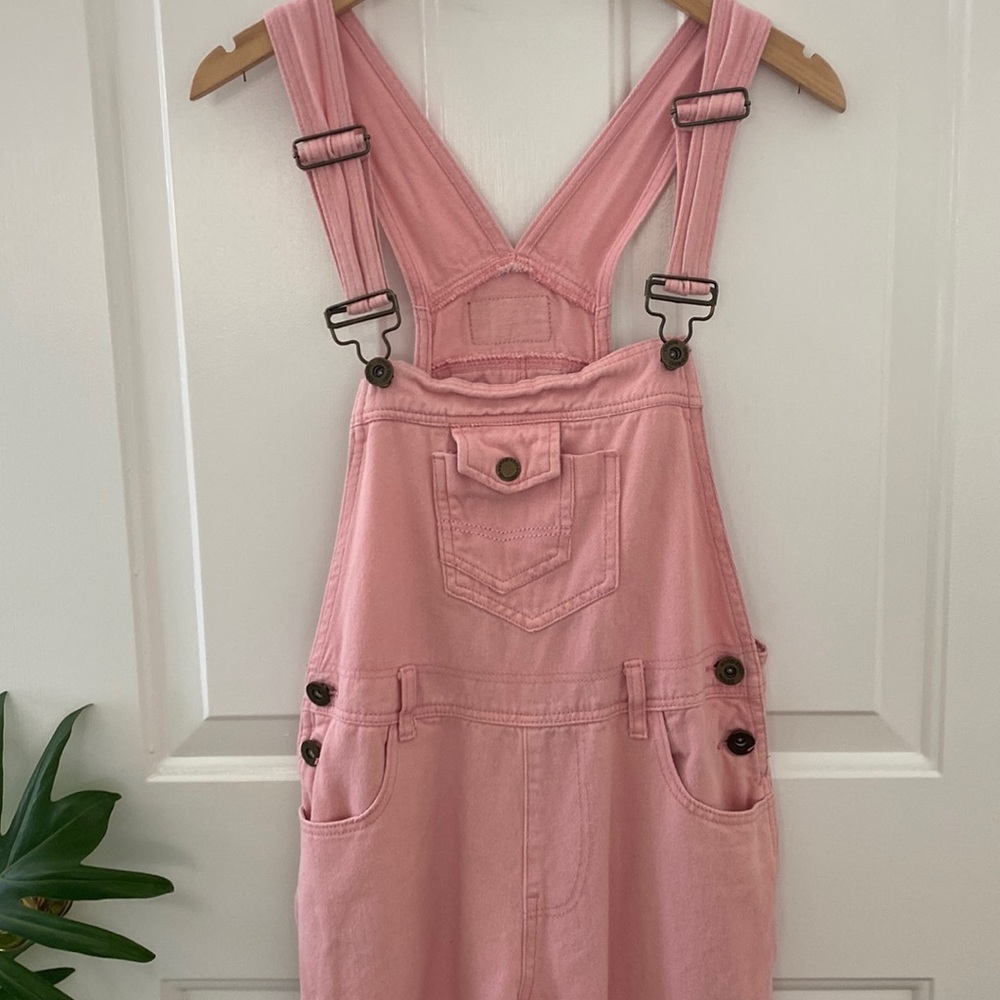 Anna Kaci Pink Overalls Size Small